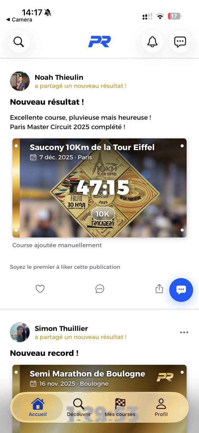 Un nouveau résultat publié
